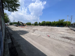 410 North Elizabeth site prep underway