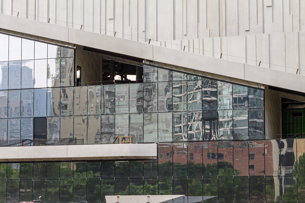 Bally's Casino glass installation progress June 2026