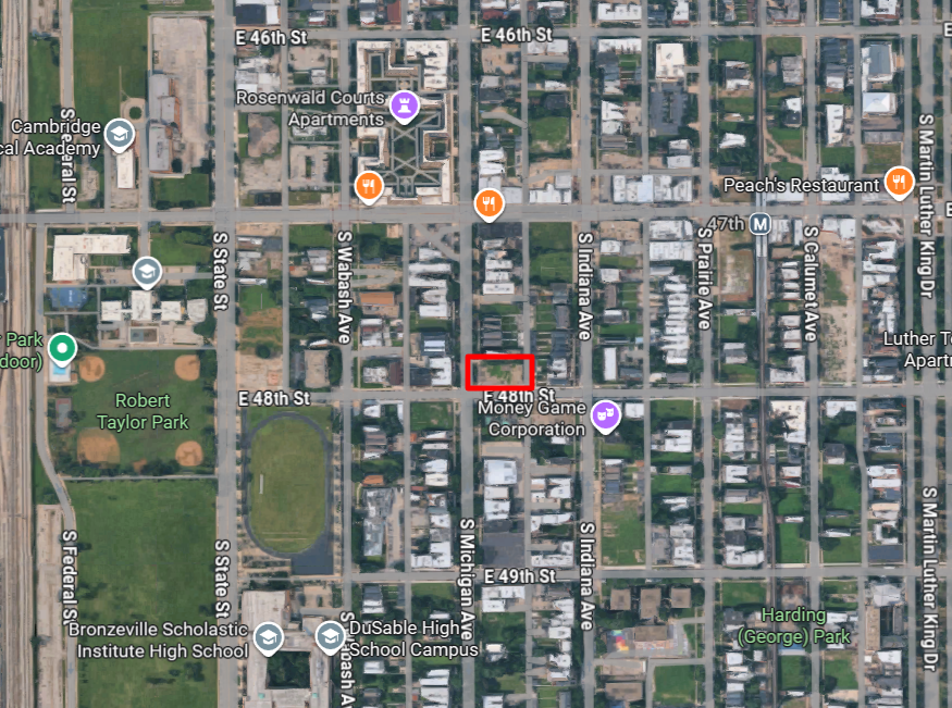Three-flat permits on South Michigan Avenue in Grand Boulevard