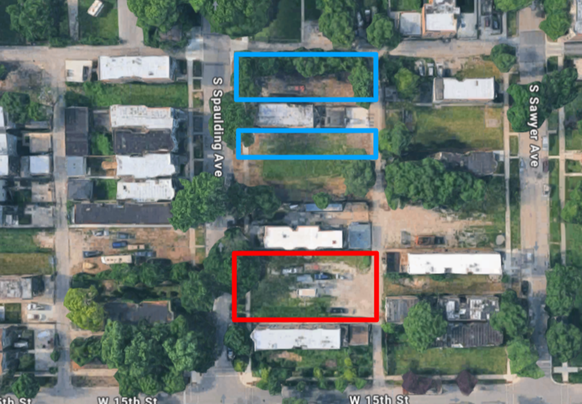 Three-flats permits for South Spaulding Avenue 