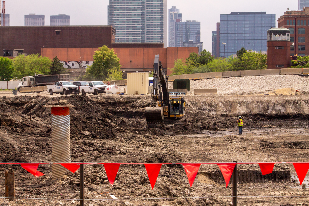Halsted Pointe foundation work