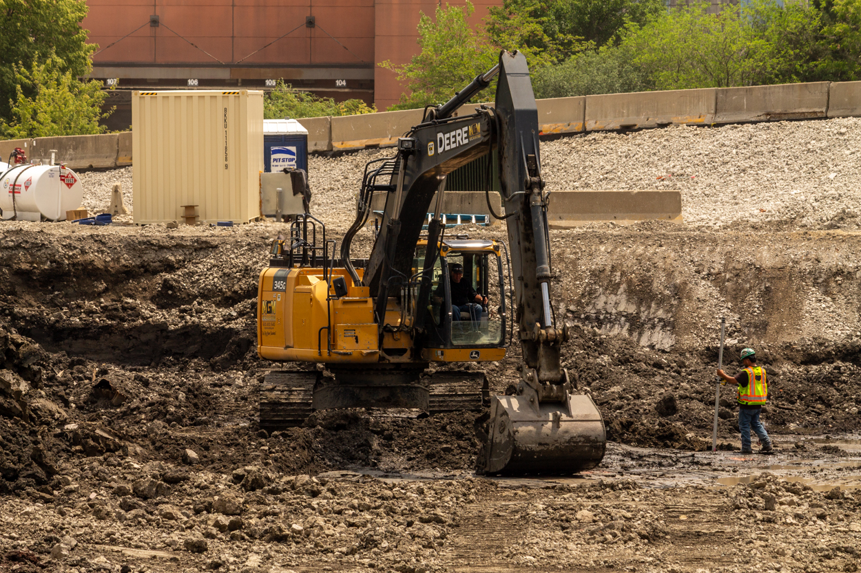 Halsted Pointe foundation work