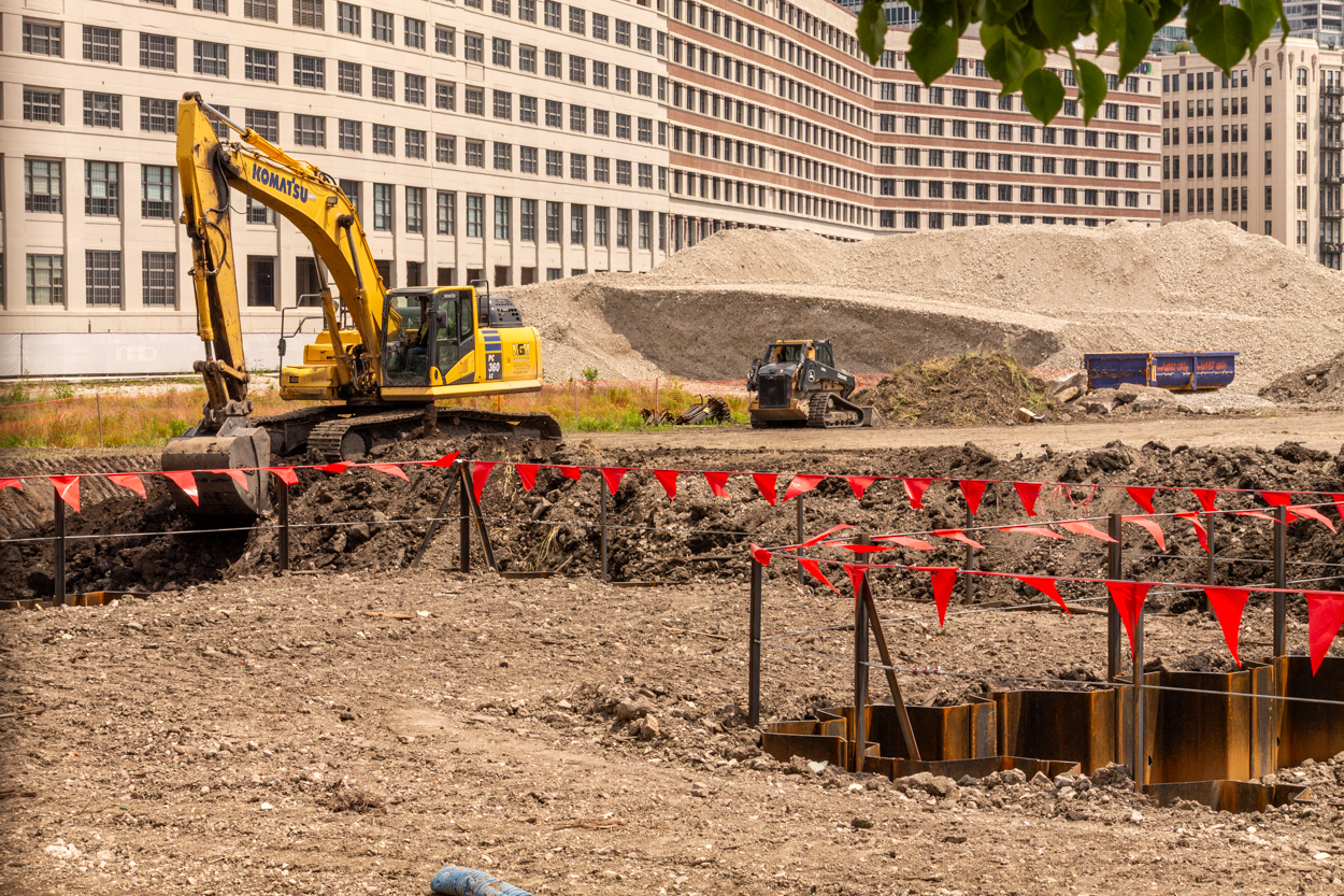 Halsted Pointe foundation work