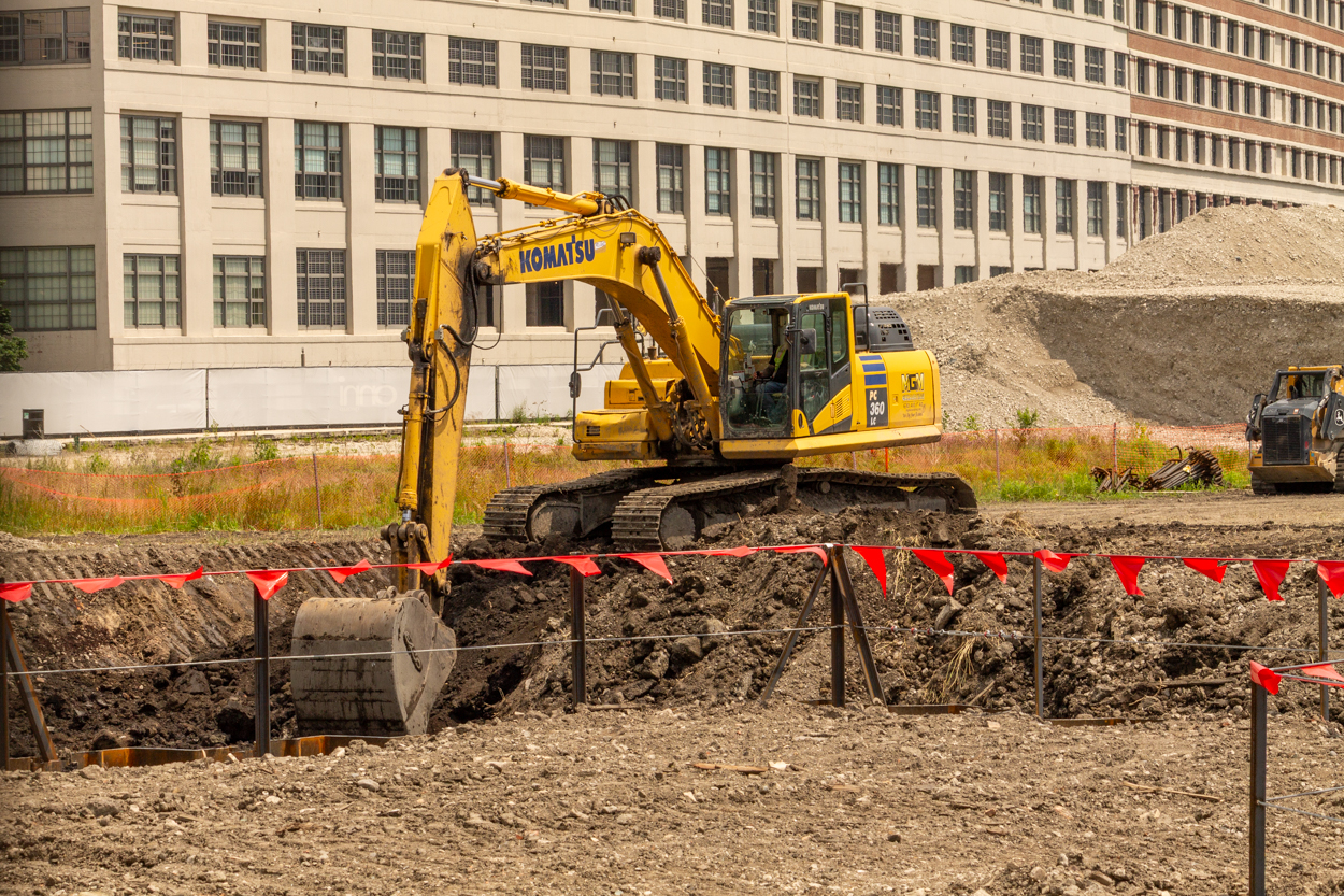 Halsted Pointe foundation work