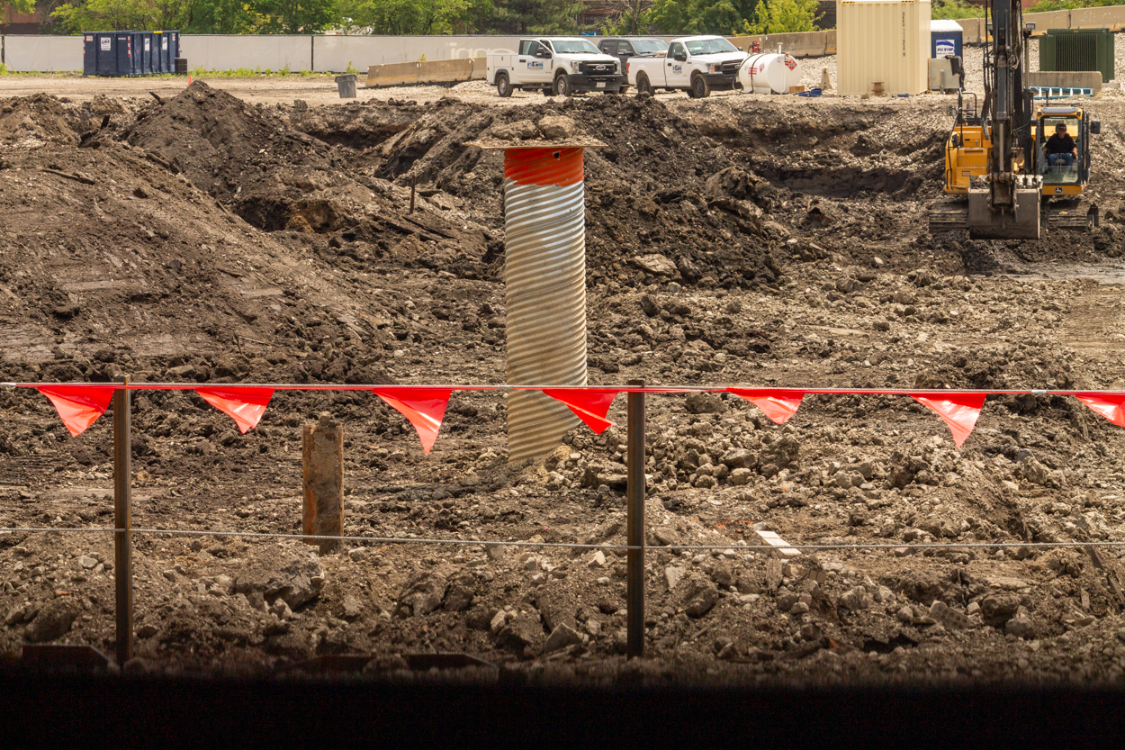 Halsted Pointe foundation work