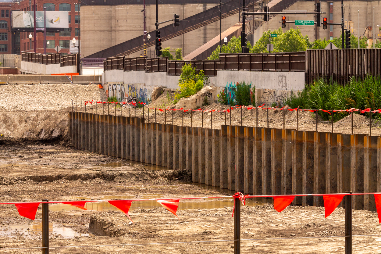 Halsted Pointe foundation work