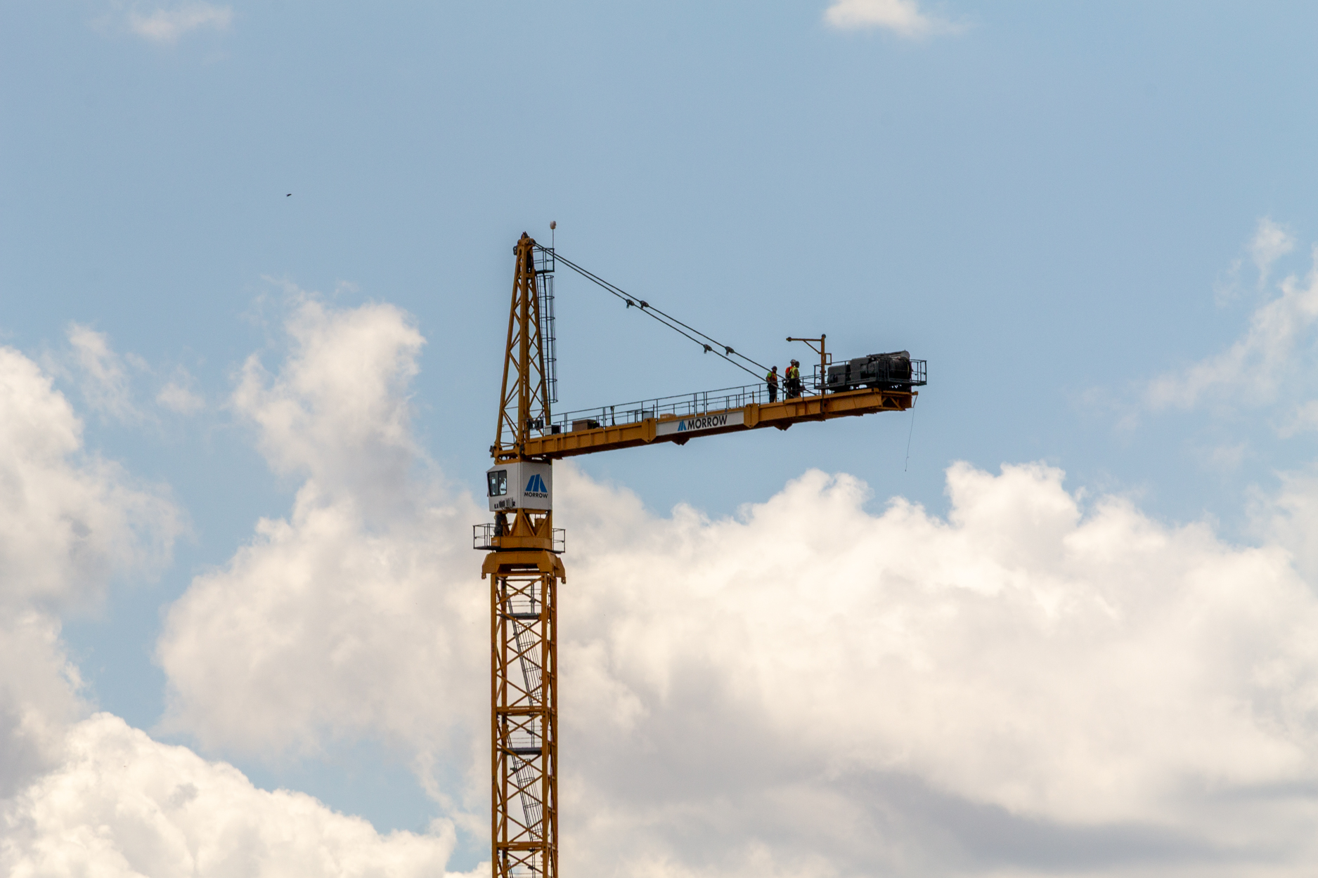 Halsted Pointe tower crane assembly