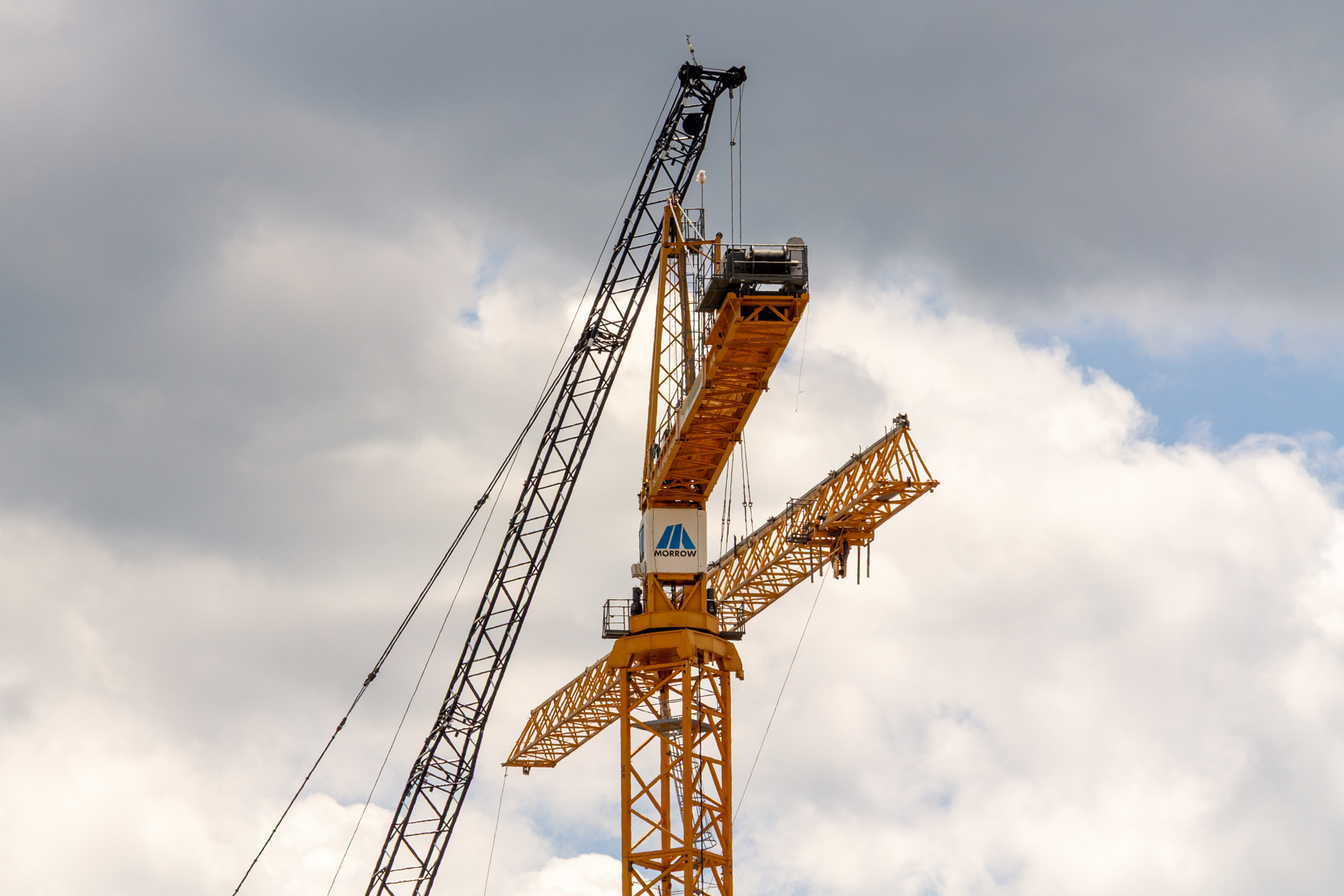 Halsted Pointe tower crane assembly