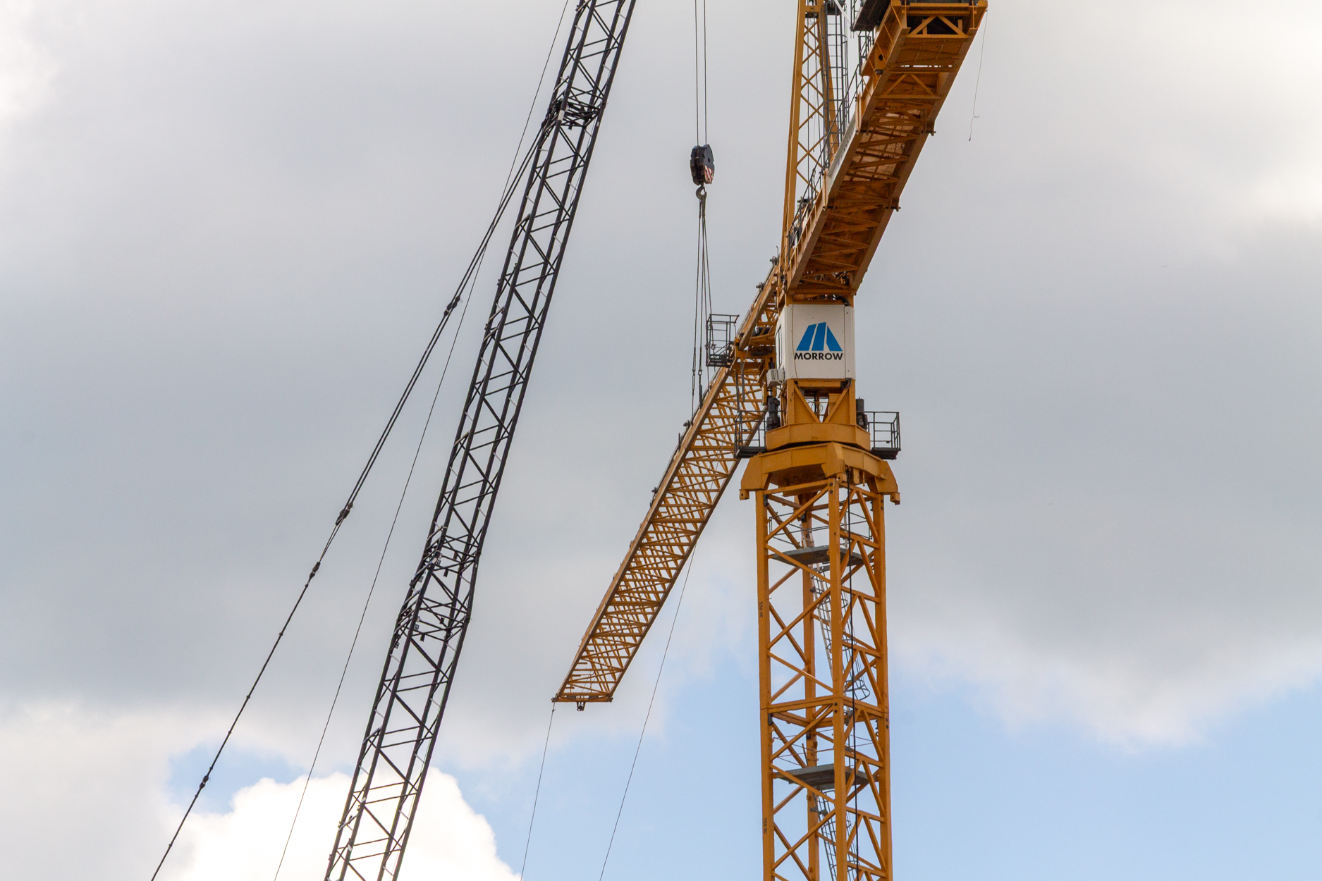 Halsted Pointe tower crane assembly