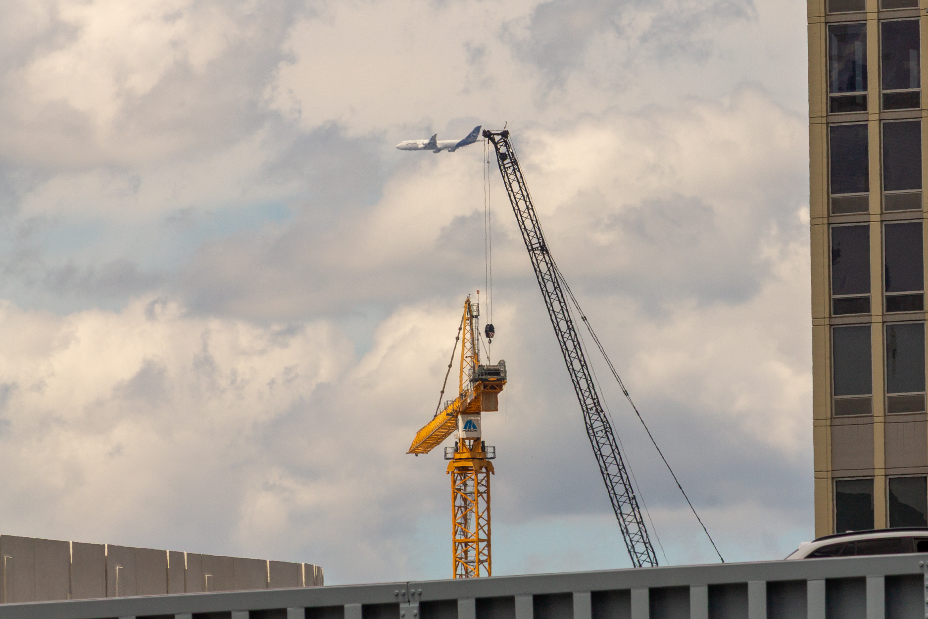 Halsted Pointe tower crane assembly