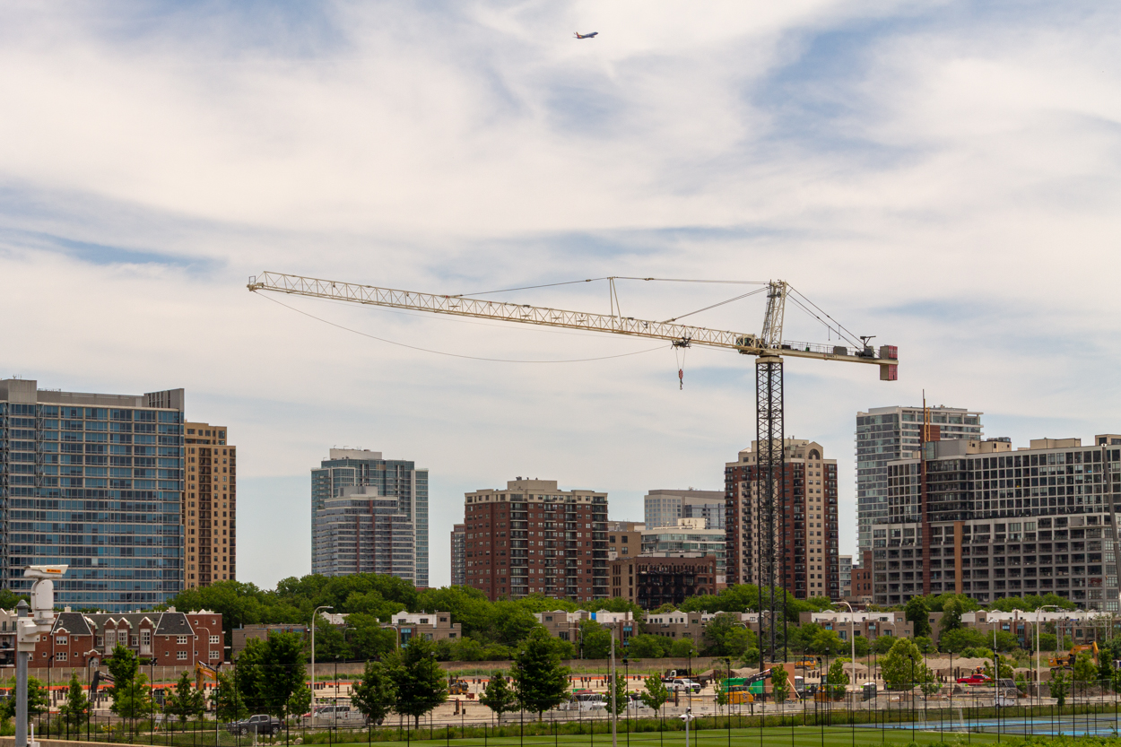 McDonald's Park west tower crane