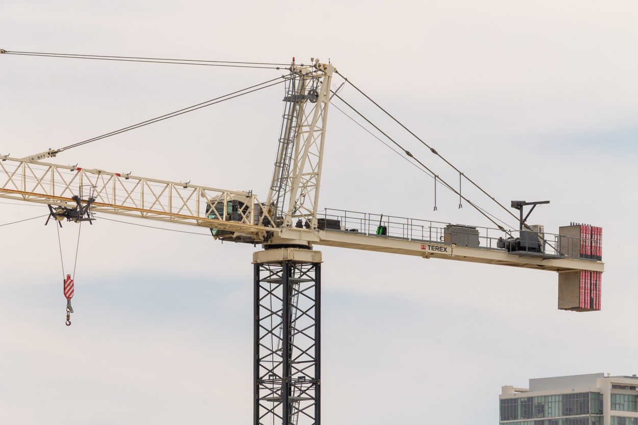 McDonald's Park west tower crane