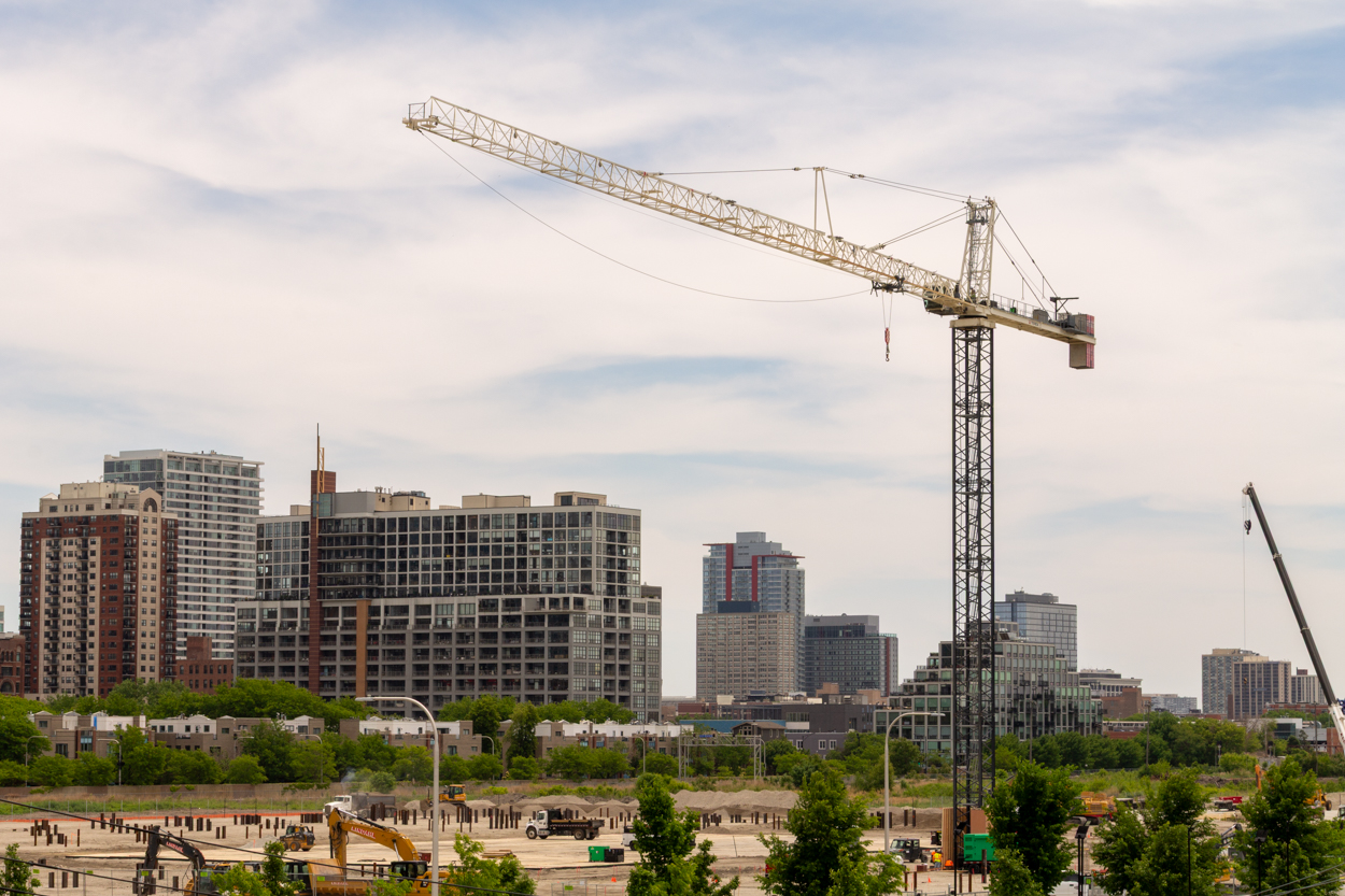 McDonald's Park west tower crane