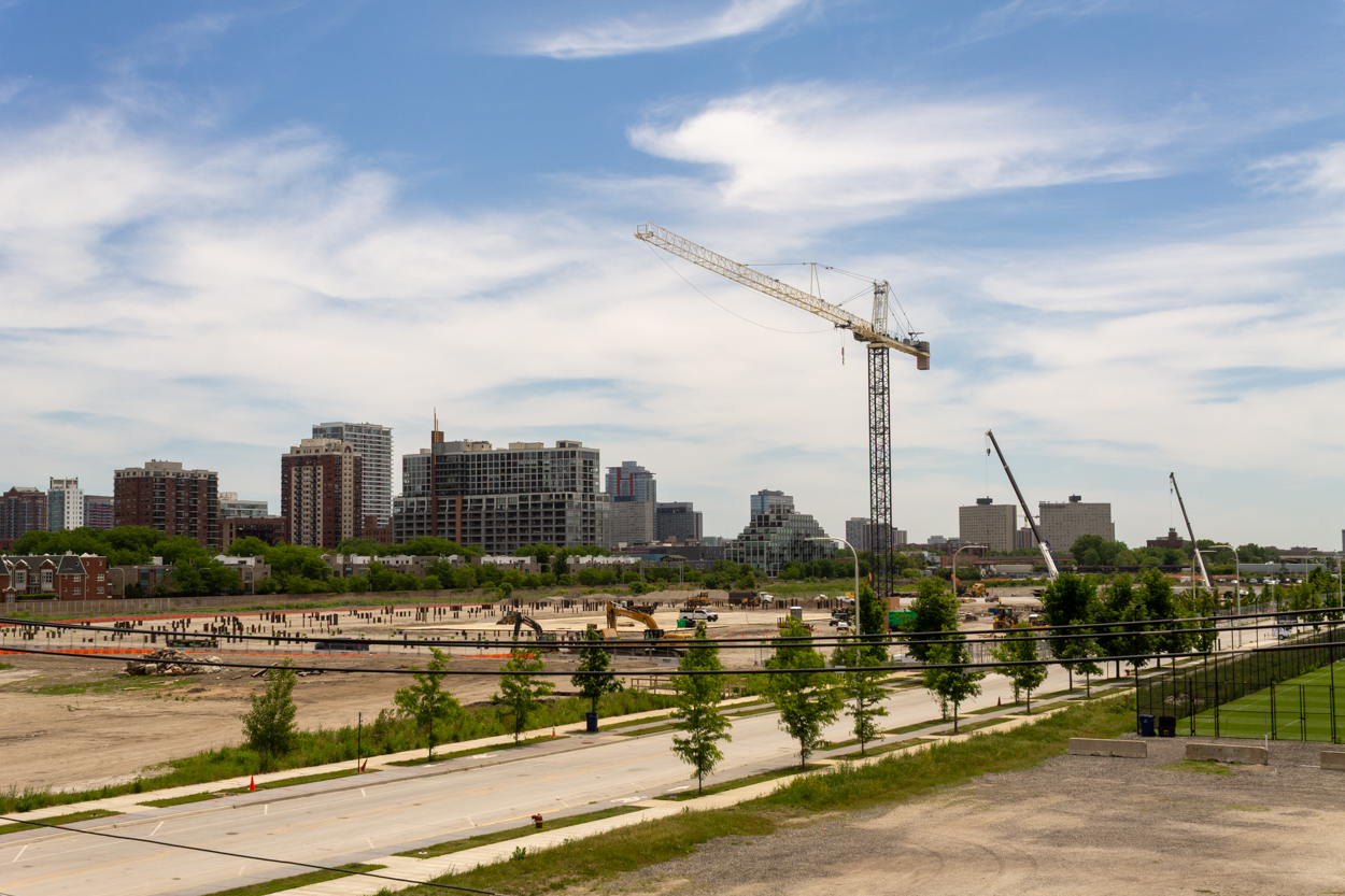 McDonald's Park west tower crane