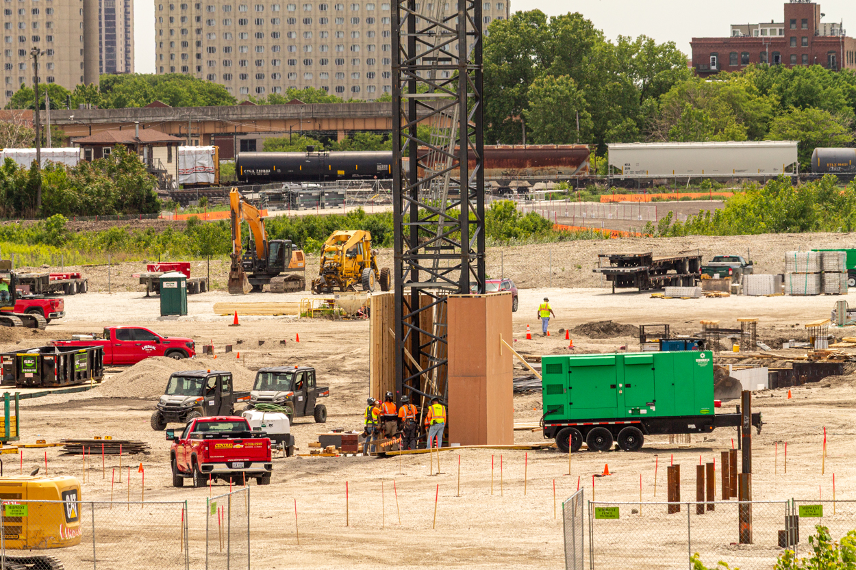 McDonald's Park west tower crane