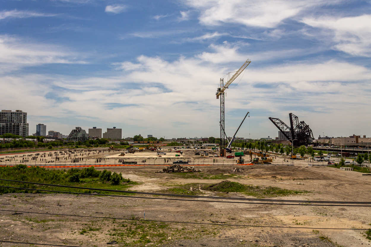 McDonald's Park west tower crane