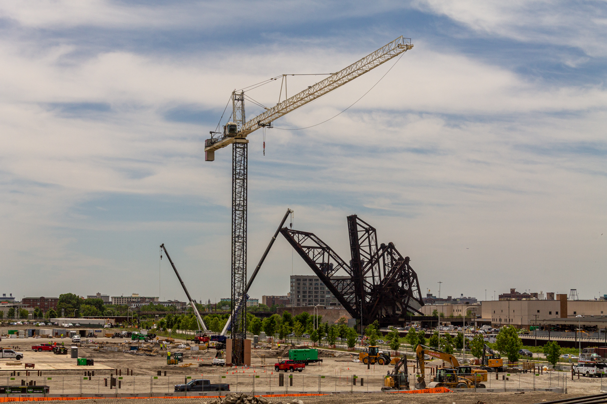 McDonald's Park west tower crane
