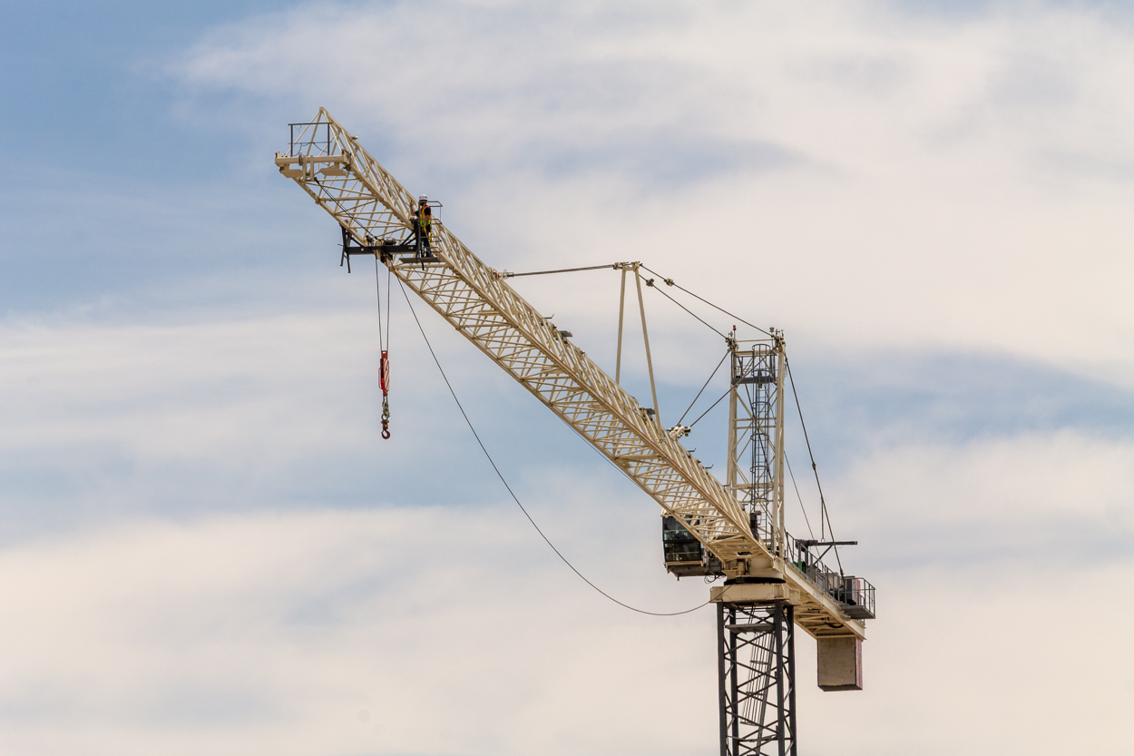 McDonald's Park west tower crane