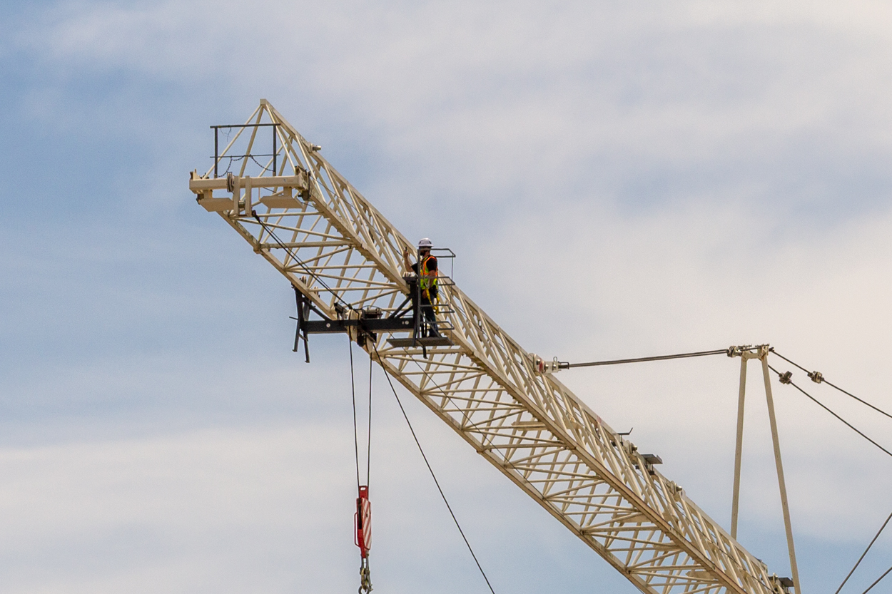 McDonald's Park west tower crane
