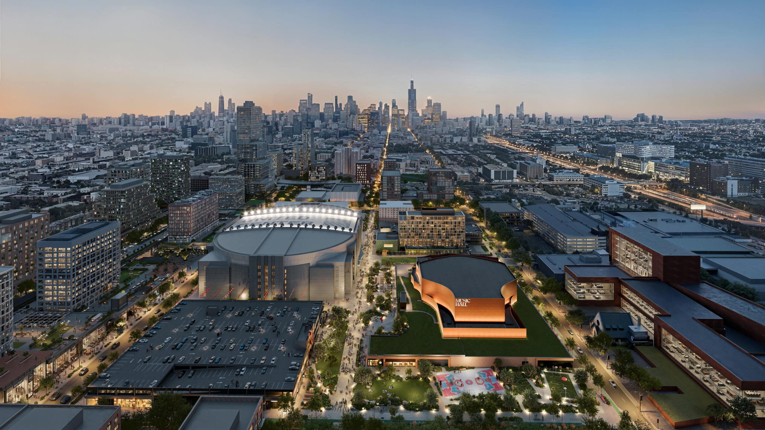 1901 Project west parking garage rendering