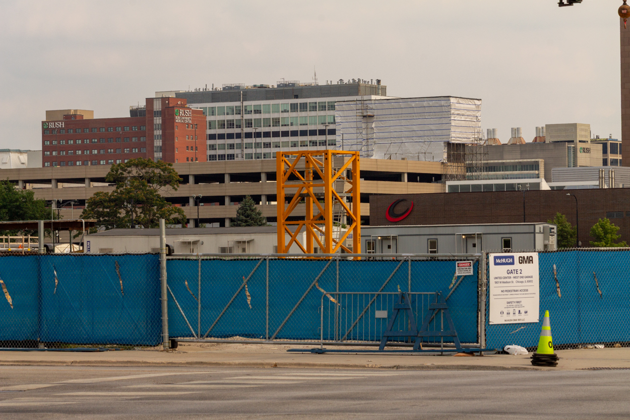 1901 Project tower crane planted