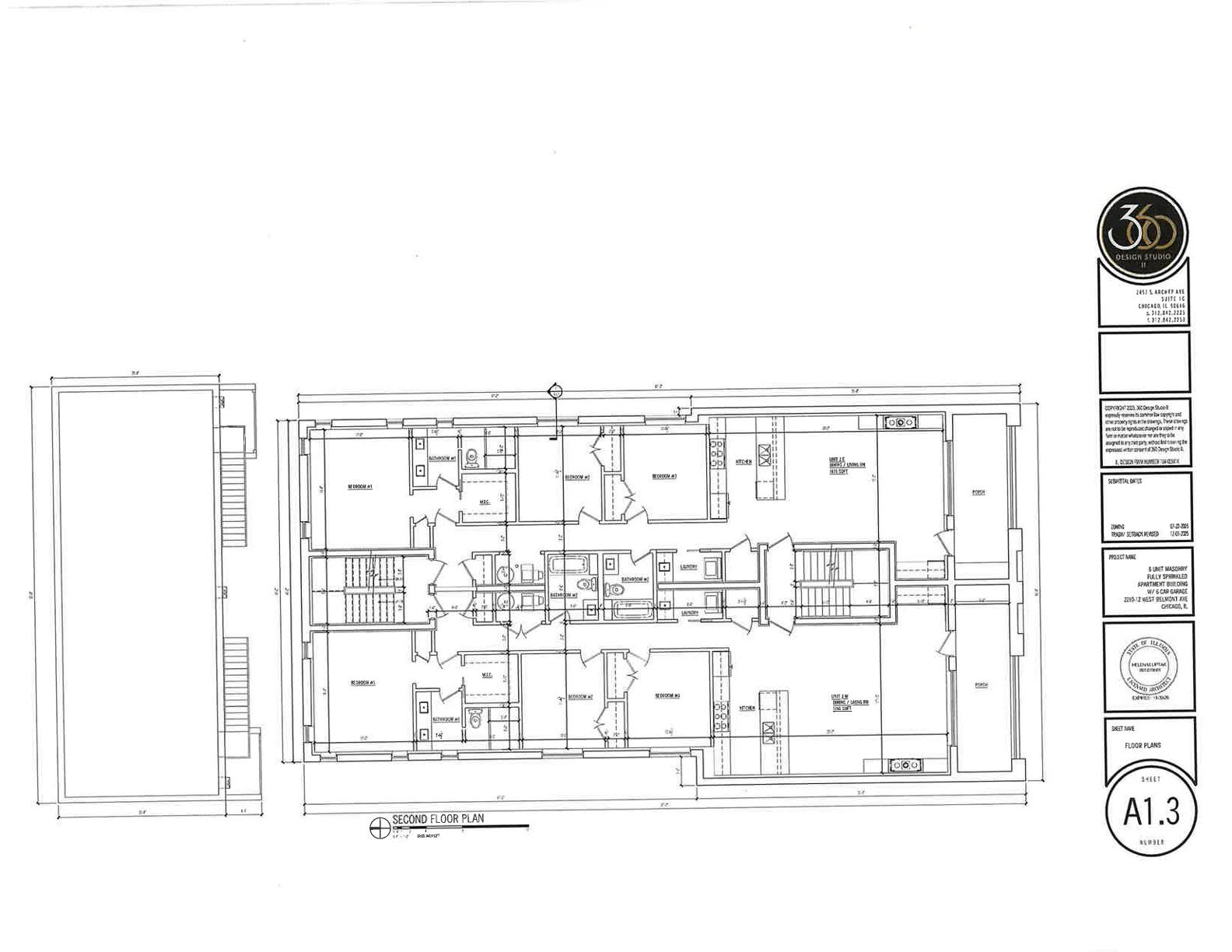 2210 West Belmont Avenue construction permitted