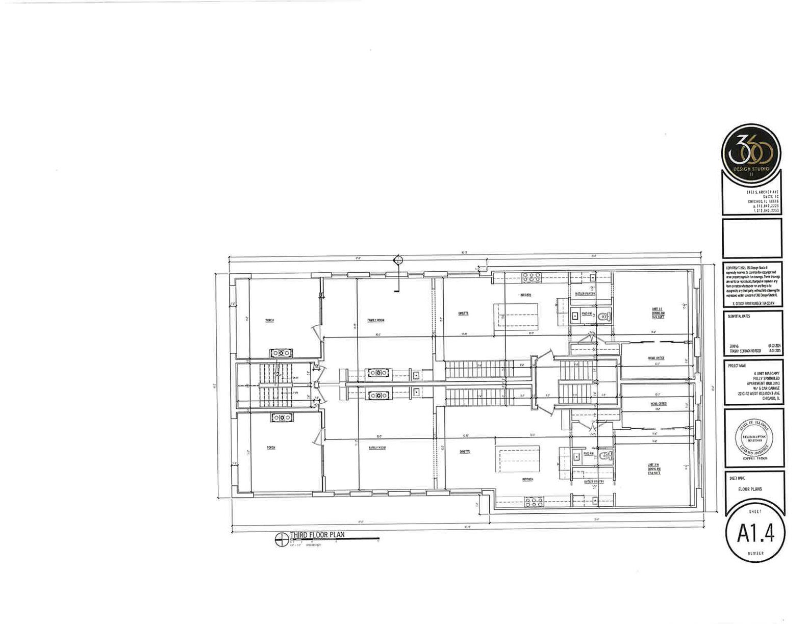 2210 West Belmont Avenue construction permitted