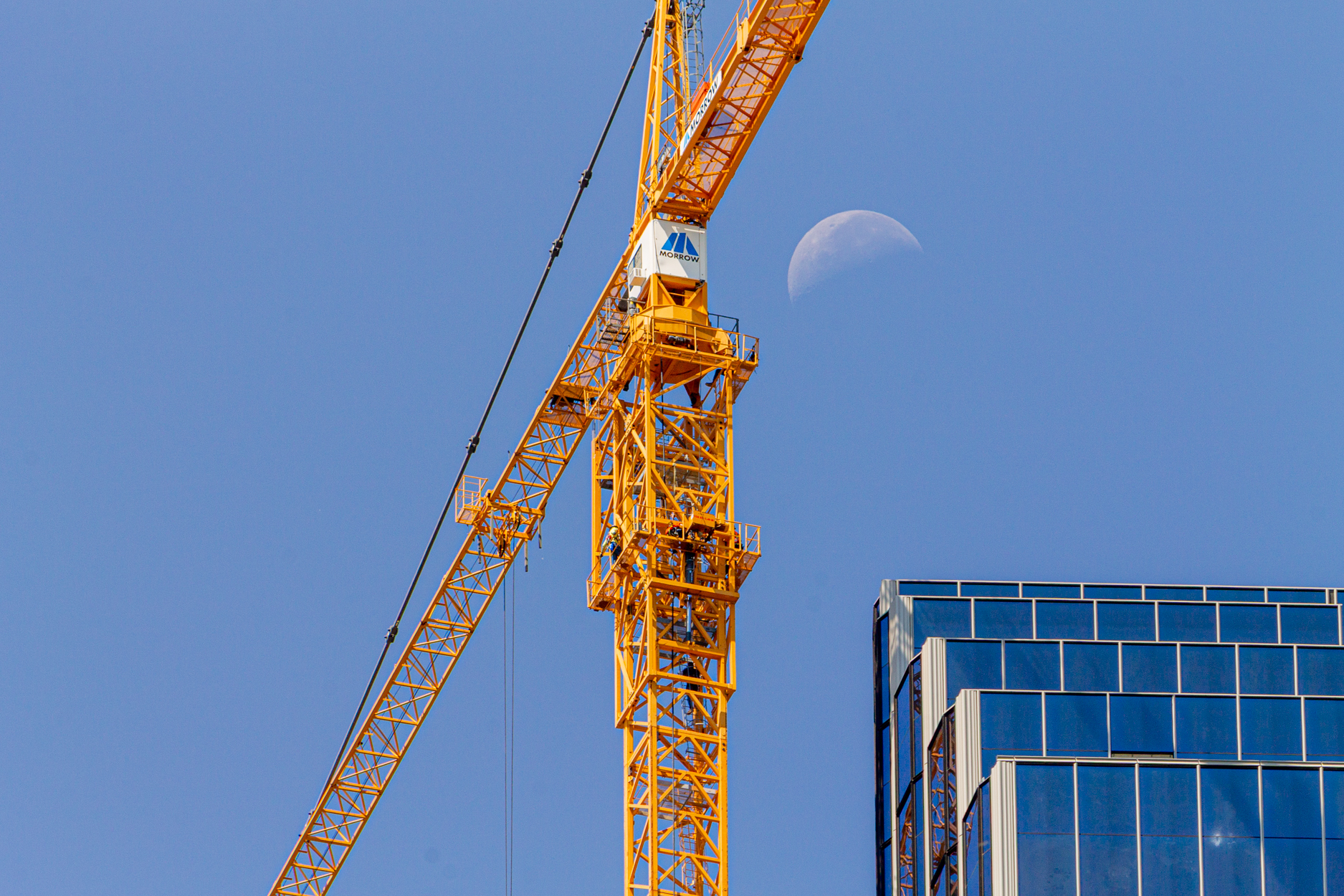 400 Lake Shore North Tower crane removal