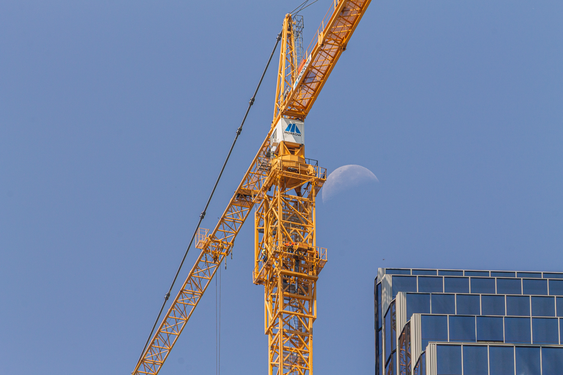 400 Lake Shore North Tower crane removal
