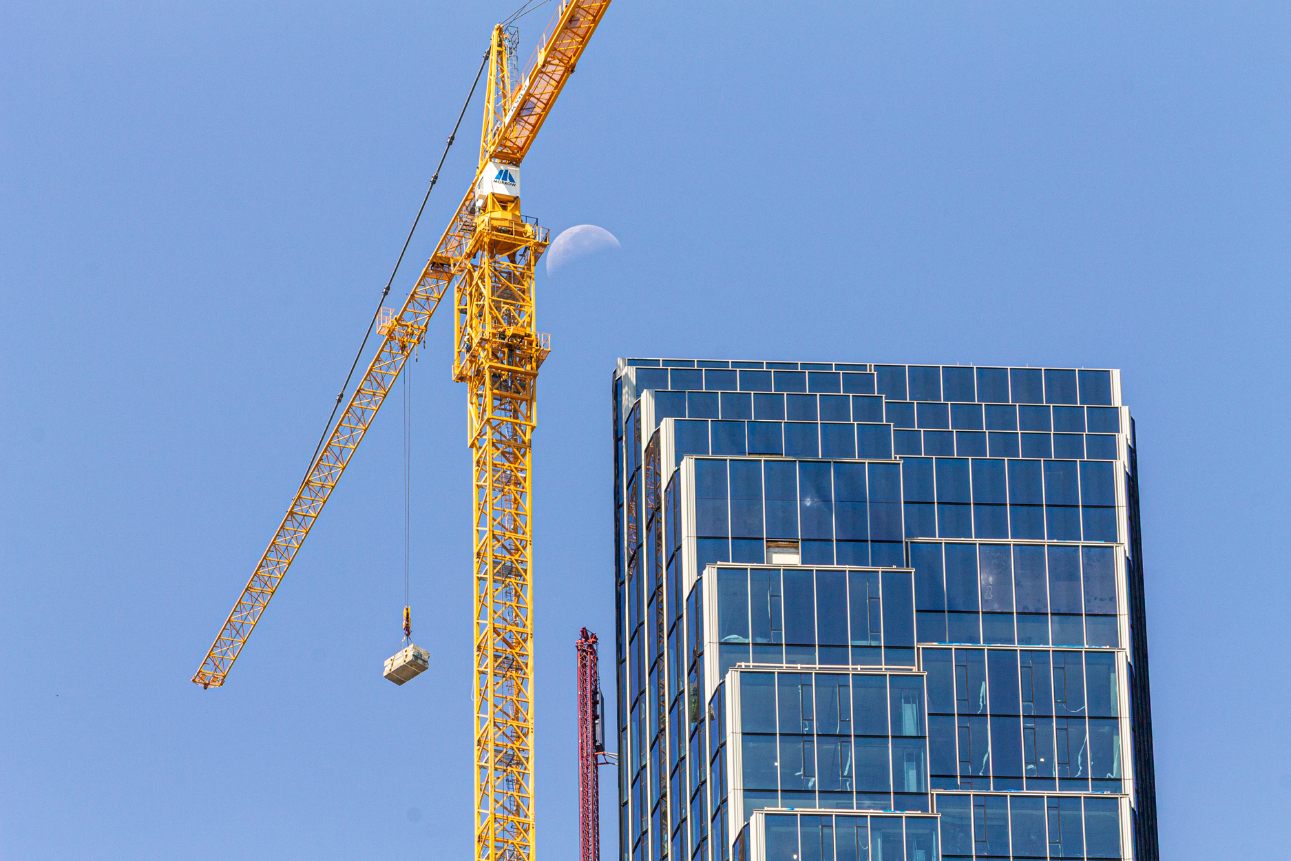 400 Lake Shore North Tower crane removal