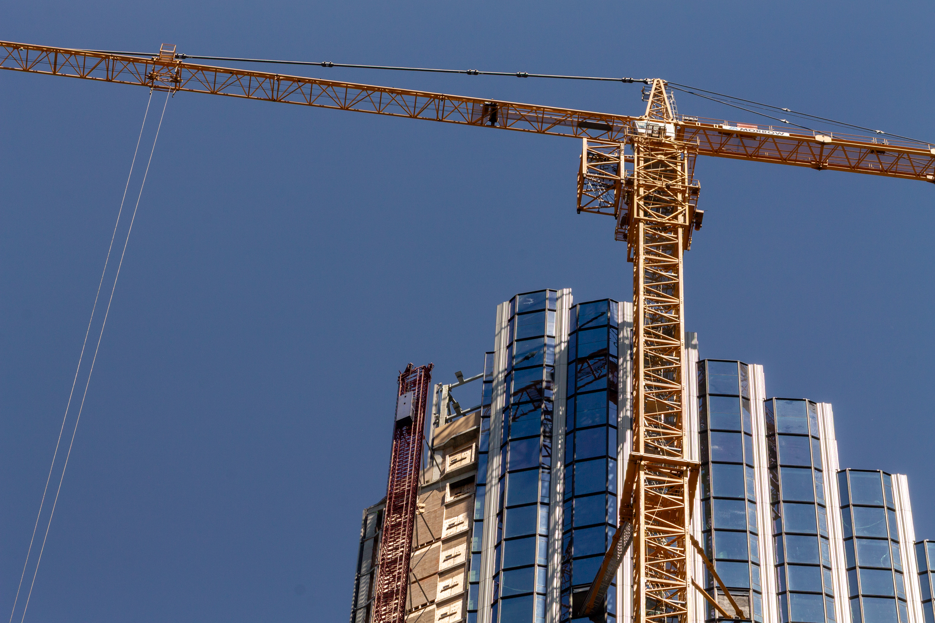 400 Lake Shore North Tower crane removal