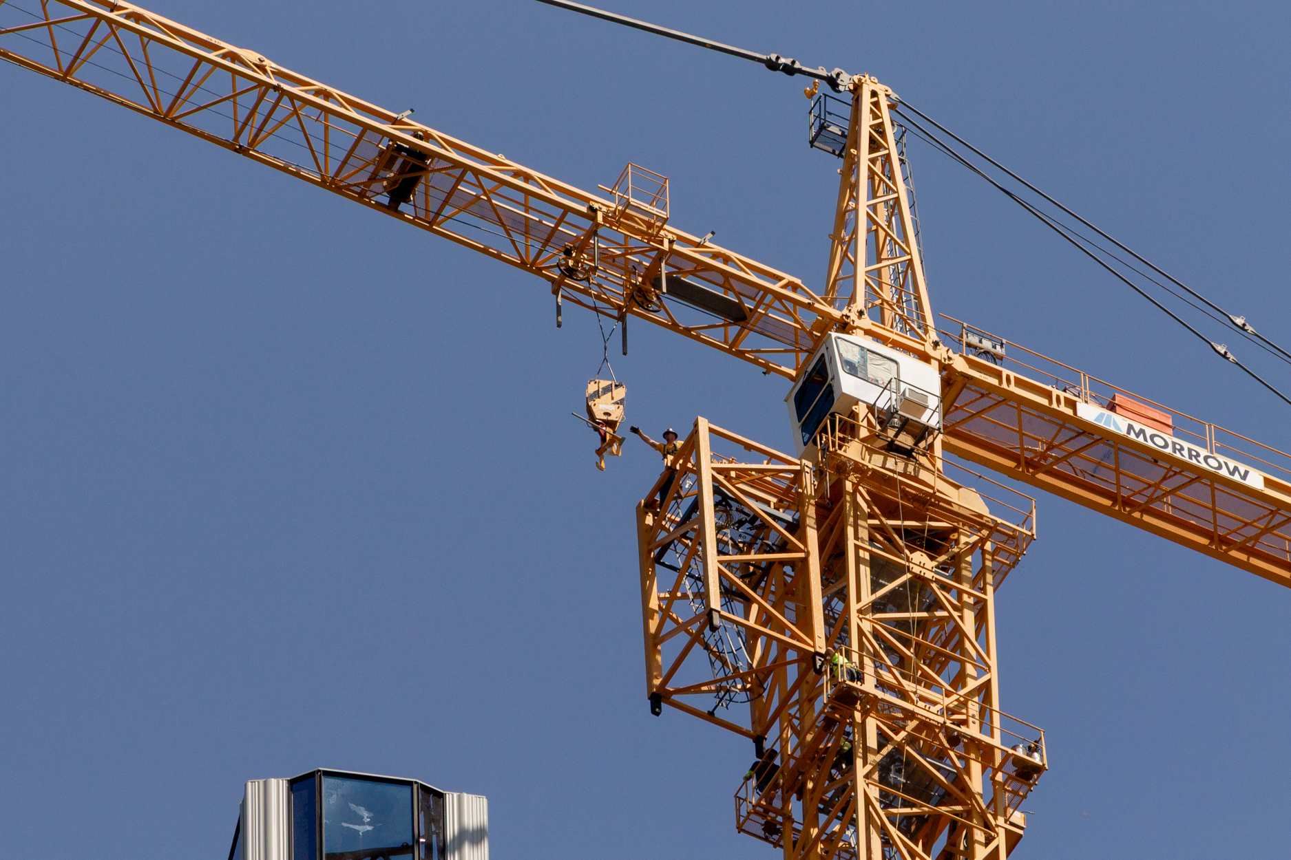 400 Lake Shore North Tower crane removal