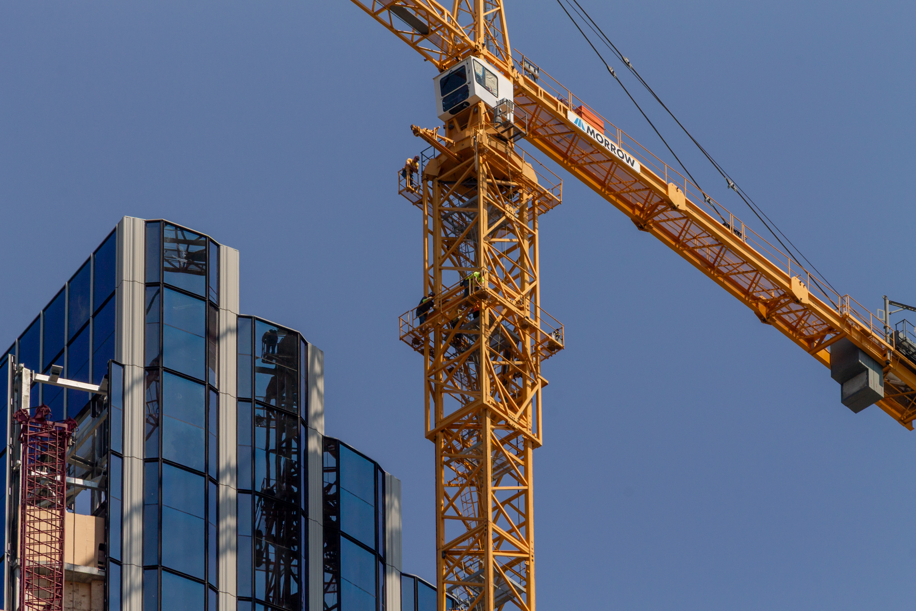 400 Lake Shore North Tower crane removal