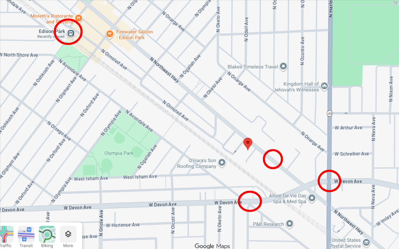 6504 North Northwest Highway construction permitted