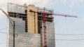 Bally's Casino tower crane coming down