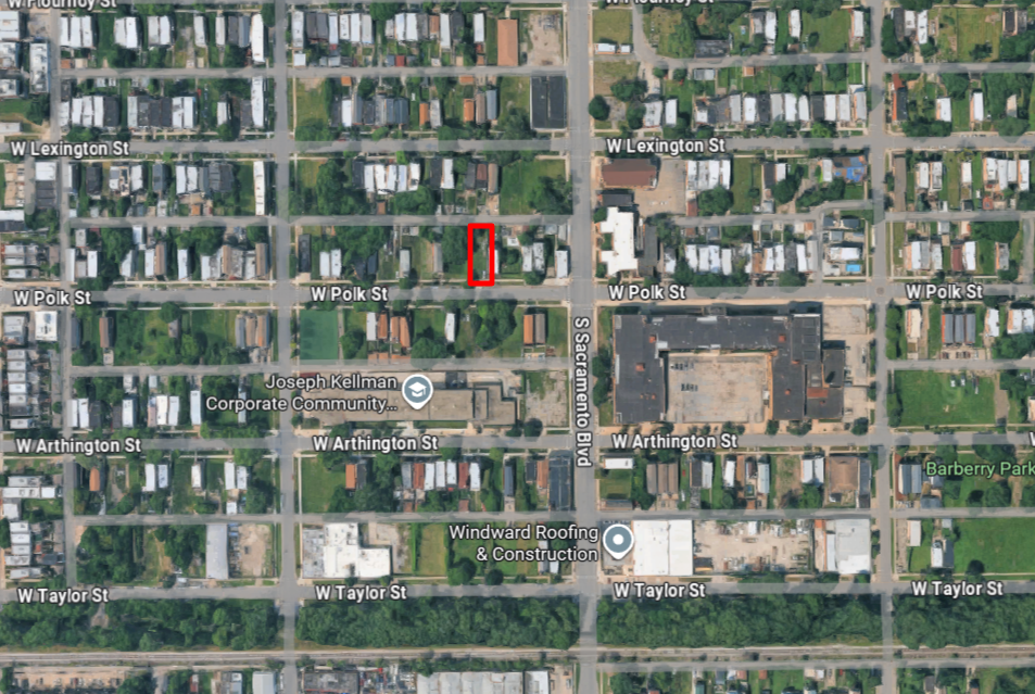 Three-flat permitted at 3018 West Polk Street
