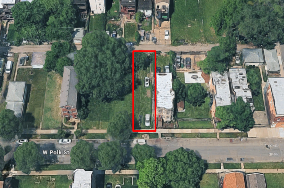 Three-flat permitted at 3018 West Polk Street