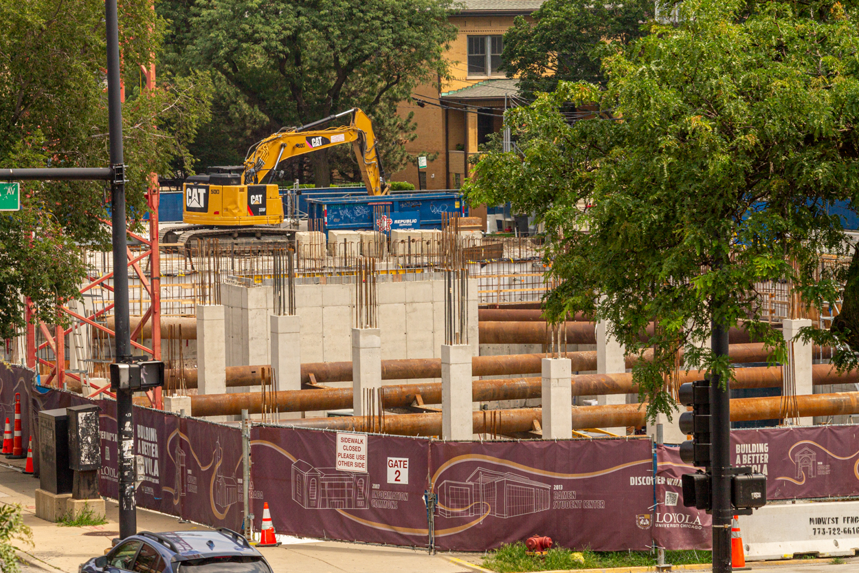 Loyola University Arts & Science building July 2026 construction update