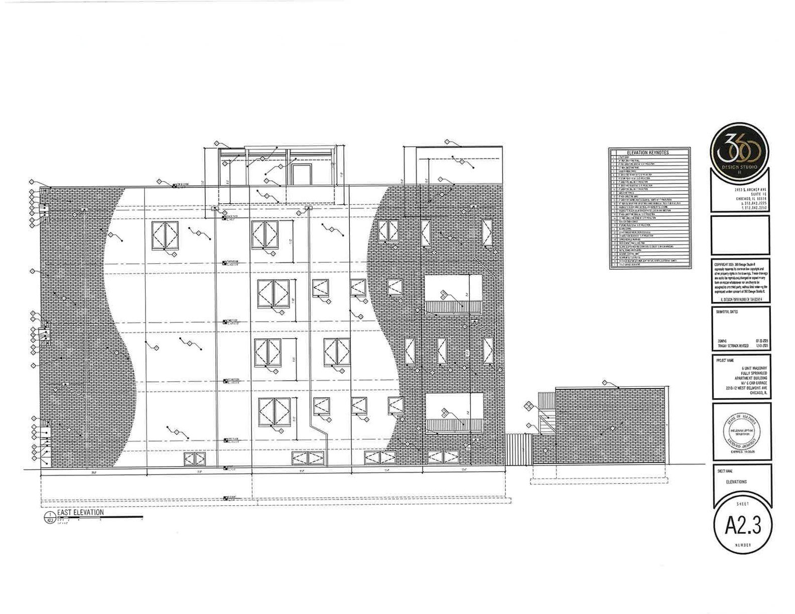 2210 West Belmont Avenue construction permitted
