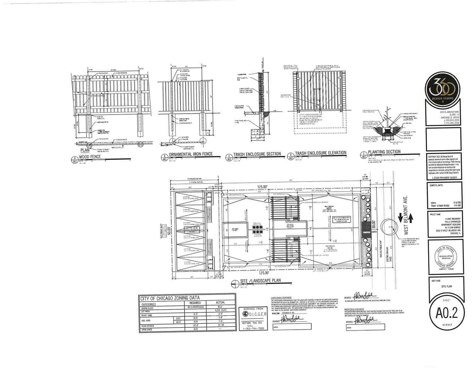 2210 West Belmont Avenue construction permitted