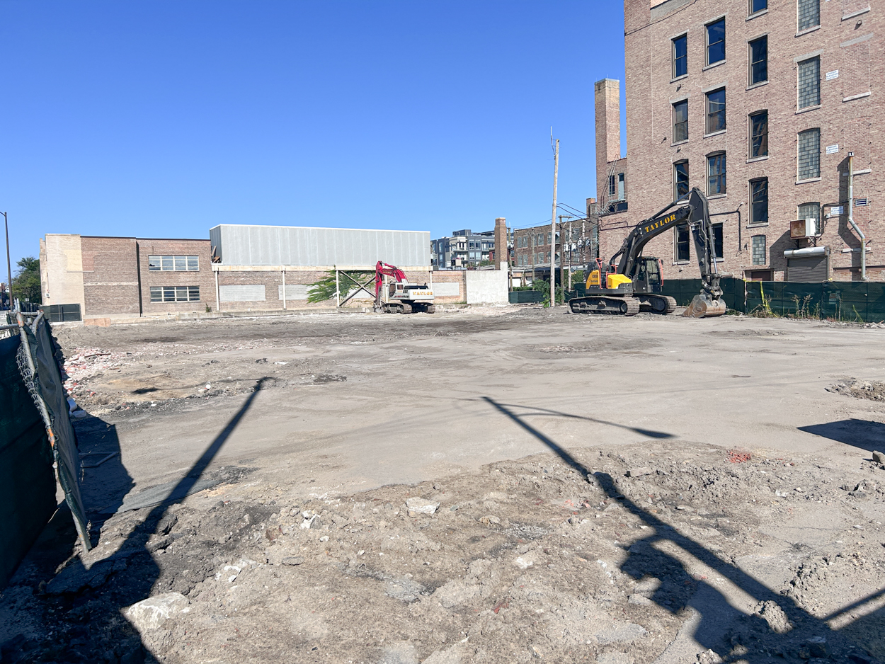 1000 West Jackson caissons permitted
