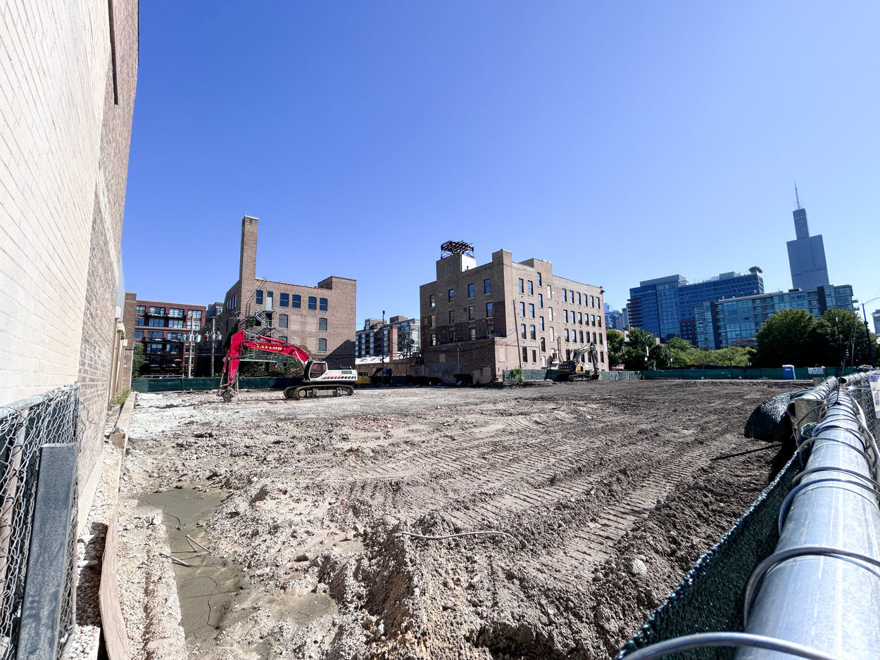 1000 West Jackson caissons permitted