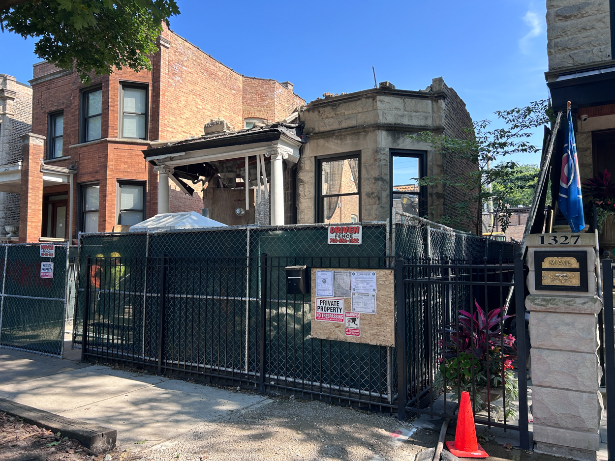 1325 West Cornelia Avenue demolition