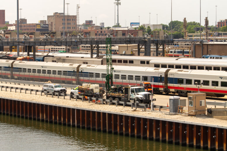 14th Street rail yard soil sampling
