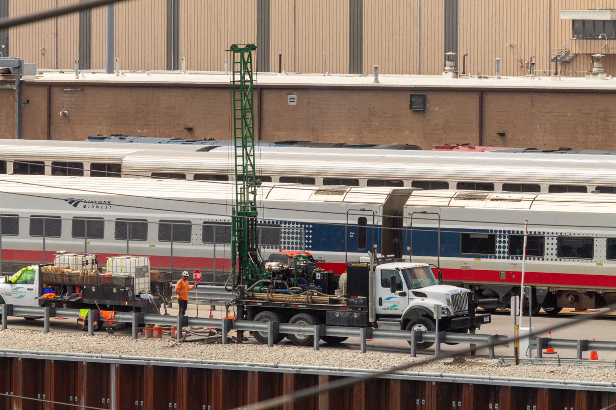 14th Street rail yard soil sampling