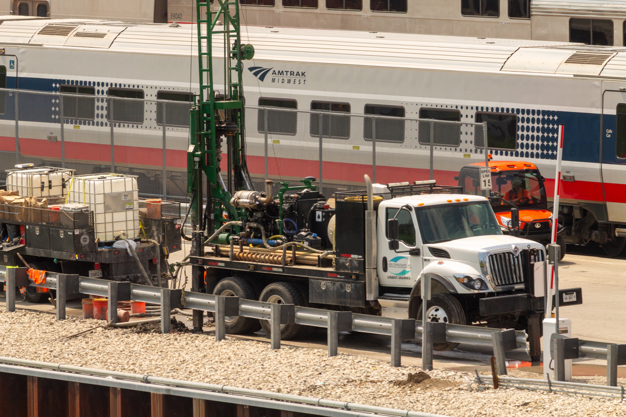 14th Street rail yard soil sampling