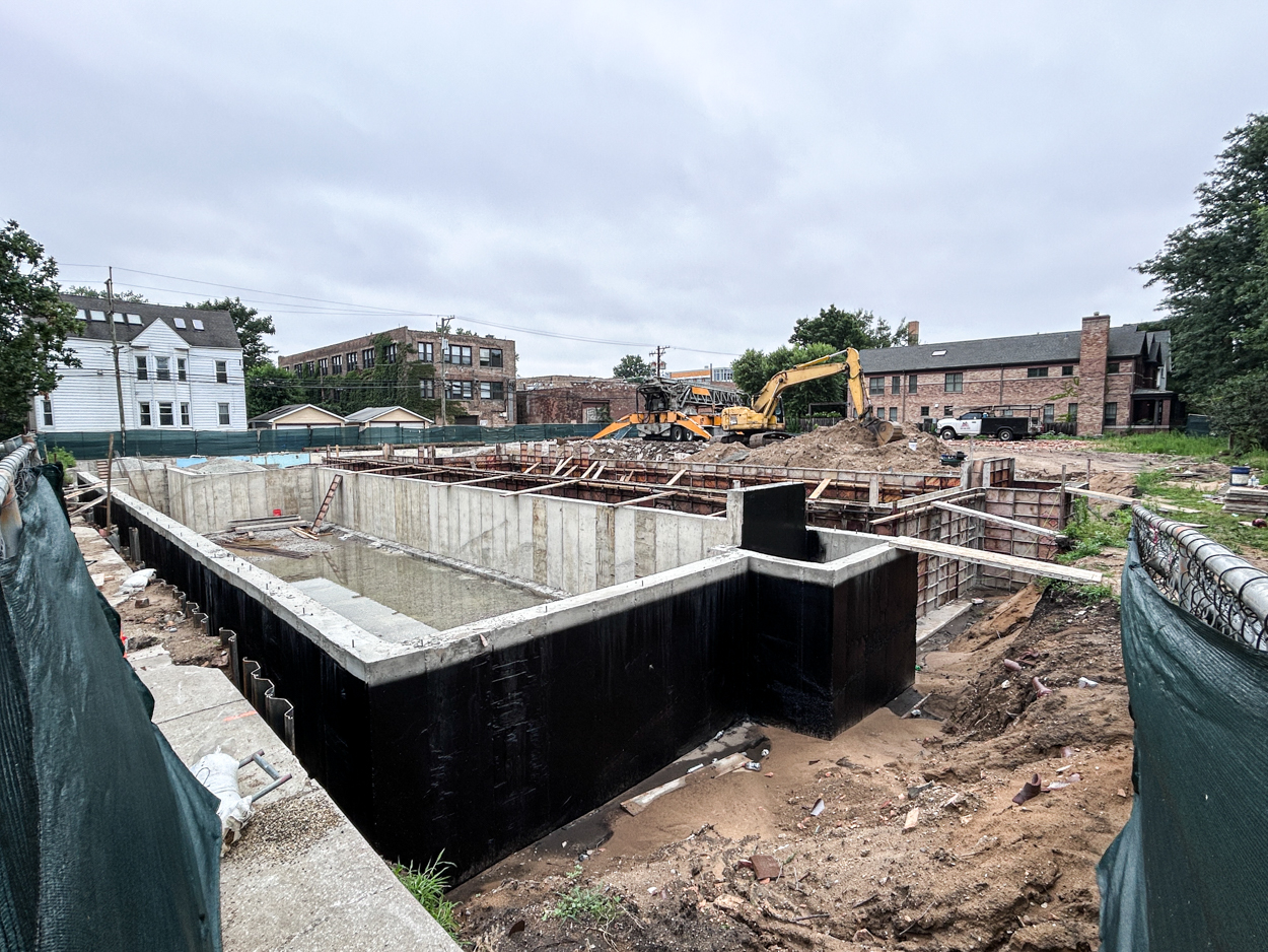 4300 block north Hermitage Avenue SFR construction underway