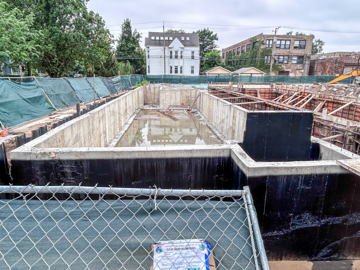 4300 block north Hermitage Avenue SFR construction underway