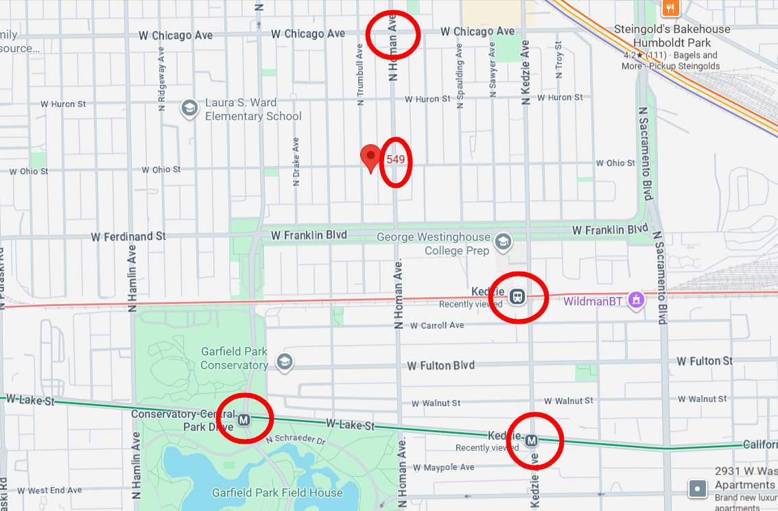 549 North Trumbull Avenue construction permitted