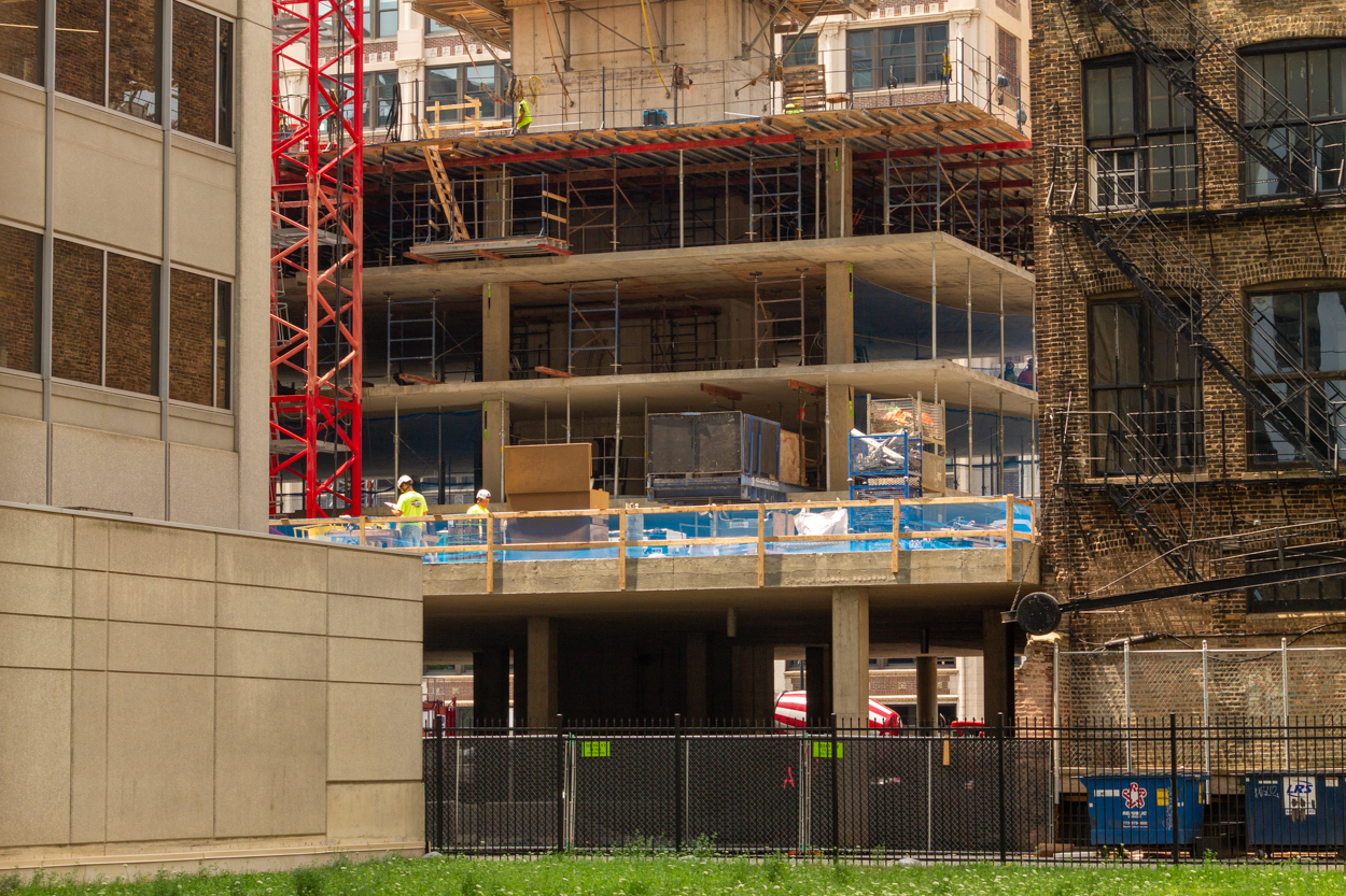 566 West Van Buren August 2026 construction progress